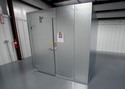 Ready to ship walk-in cold box with refrigeration.