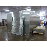 Used stainless steel walk-in cooler or freezer for sale.