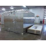 Stainless steel walk-in freezer for sale.