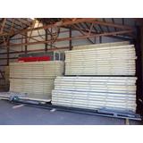 Stacked insulated refrigeration panels in stock.