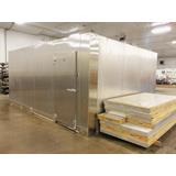 Easy to clean walk-in cooler panels.