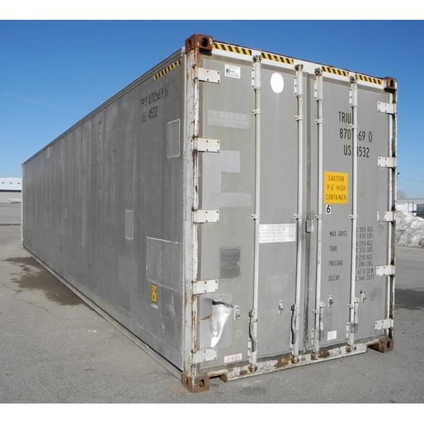 8&#39; x 40&#39; x 9&#39;6&quot;H Refrigerated Shipping Container