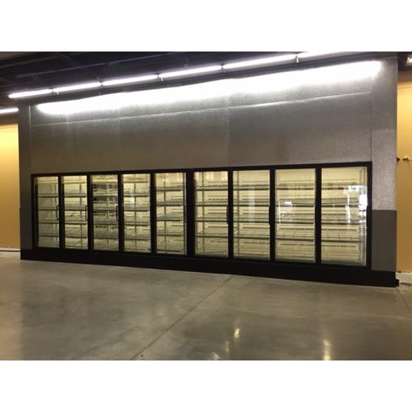 19&#39;3&quot; x 25&#39;8 x 10&#39;H Display Glass Door Walk-in Cooler