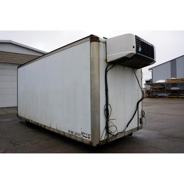 18&#39; Refrigerated Truck Body with Refrigeration Unit
