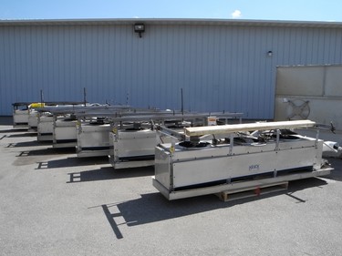 BTR ammonia evaporators for sale.