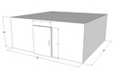 400 Sq Ft walkin Cooler
