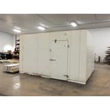 Hussmann walk-in freezer with floor for sale.