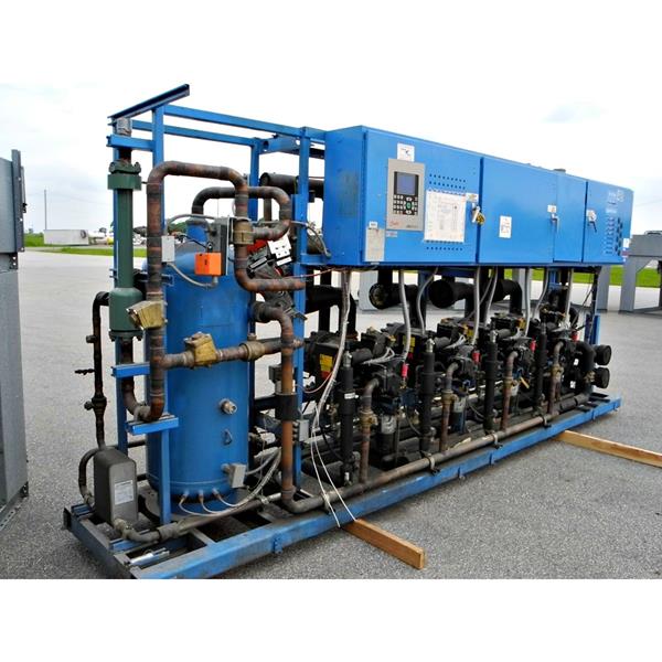 110 HP Low Temperature Screw Compressor Rack Package (58) (110 HP