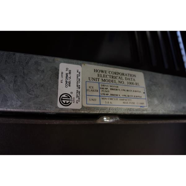 Used Flake Ice Maker Howe Flake Ice Machine For Sale