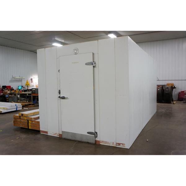8'8" x 16'4" x 8'4"H Hussmann Walkin Cooler (142 Sq. Ft.) Barr Commercial Refrigeration