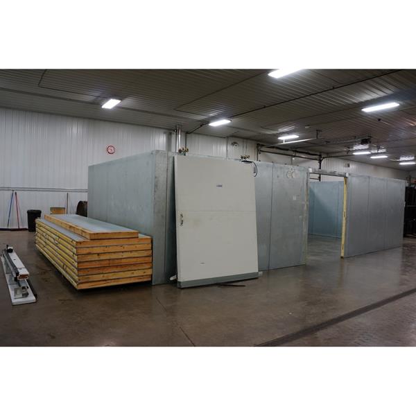 14 X 30 X 7 7 H 8 H W Door Track Thermalrite Walk In Cooler