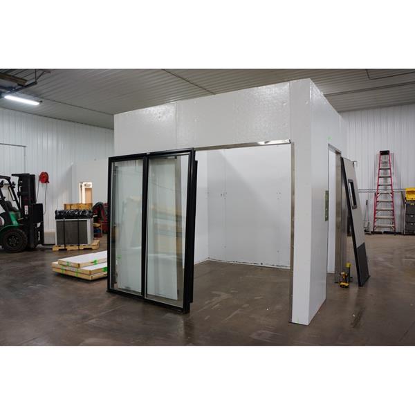8'10" x 10' x 9'4"H Kysor Glass Door Walkin Cooler (88 Sq. Ft.) Barr