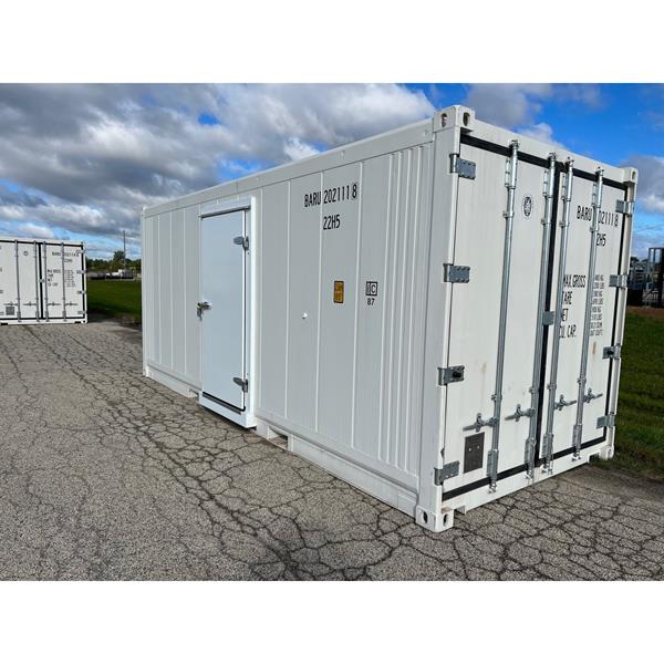 8&#39; x 20&#39; Refrigerated Container with 5HP Remote Low Temperature System (Freezer)