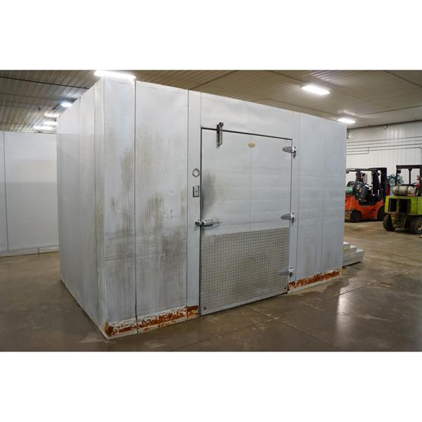 7&#39;9&quot; x 12&#39;6&quot; x 8&#39;5&quot;H WA Brown Walk-in Cooler