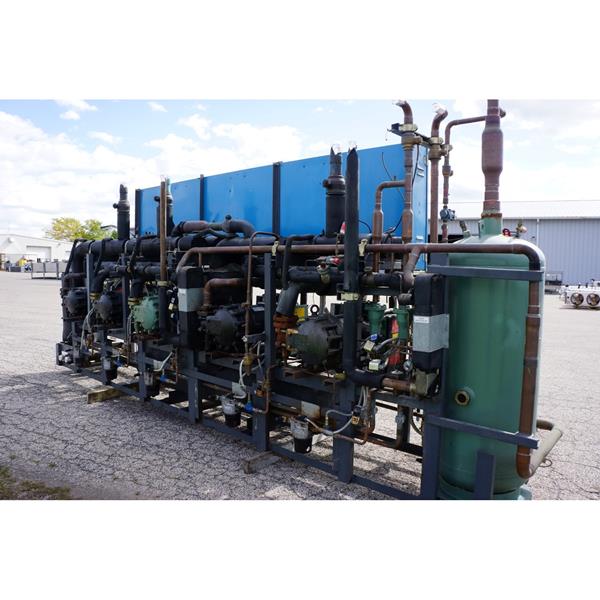 155 HP Medium Temperature Screw Compressor Rack Package. (#5) (155 HP ...