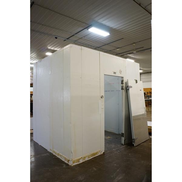 8x10 Used Commercial Refrigerator Walk In Cooler Unit