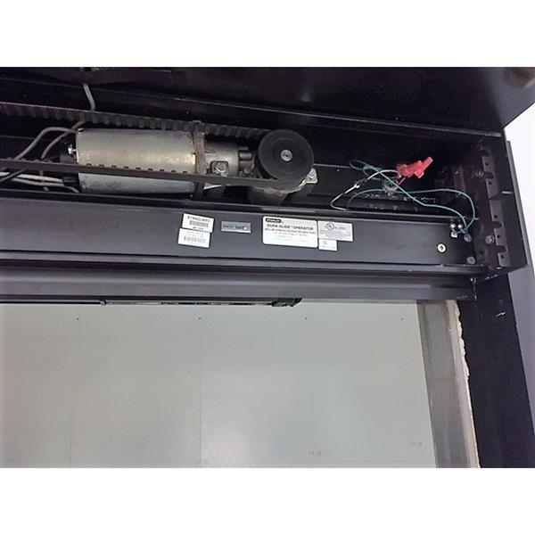 48" x 84"H Stanley Electric Sliding Glass Entry Door Barr Commercial