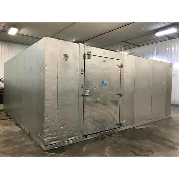 20&#39;2&quot; x 20&#39;2&quot; x 8&#39;8&quot;H (9&#39;8&quot;H w-Beam) WA Brown Walk-in Freezer with Floor