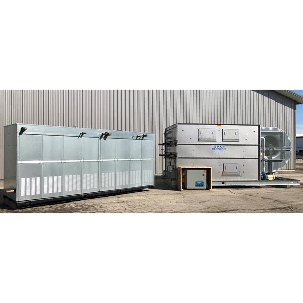 109 HP Dual Temperature Compressor Rack &amp; Remote Condenser Package.