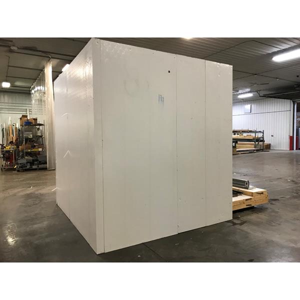 Used walkin cooler package with sliding door.