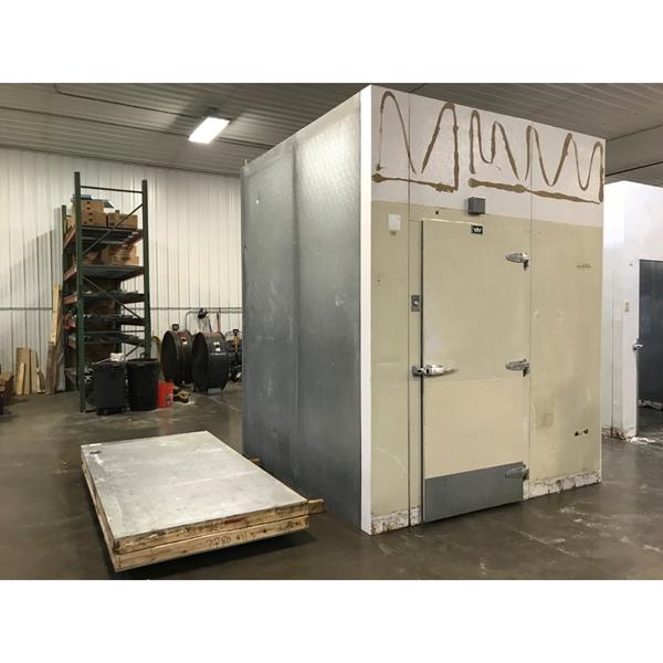 8&#39; x 8&#39; x 9&#39;11&quot;H (B) Crown-Tonka Walk-in Cooler with new condensing unit