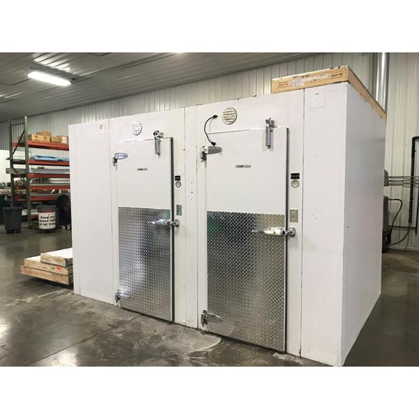 7'6" x 11'7" x 8'H Kysor Combo Cooler/Freezer (87 Sq. Ft.) Barr