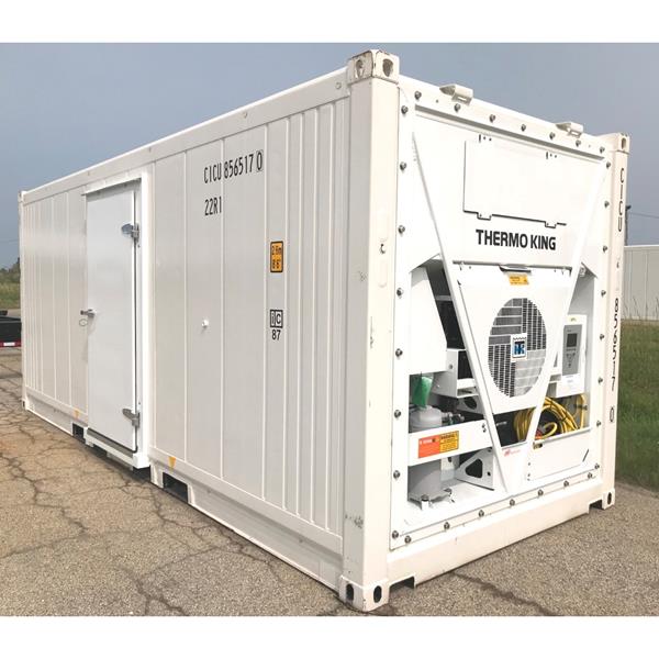 20&#39; Reefer Container with Thermoking Magnum Refrigeration &amp; Side Door (Dual Temp Cooler-Freezer)