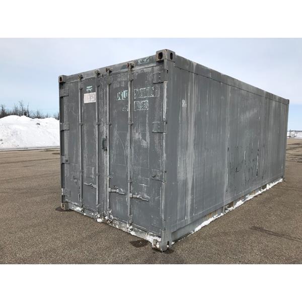 20&#39; Used Refrigerated Container with side mount freezer unit (#103)