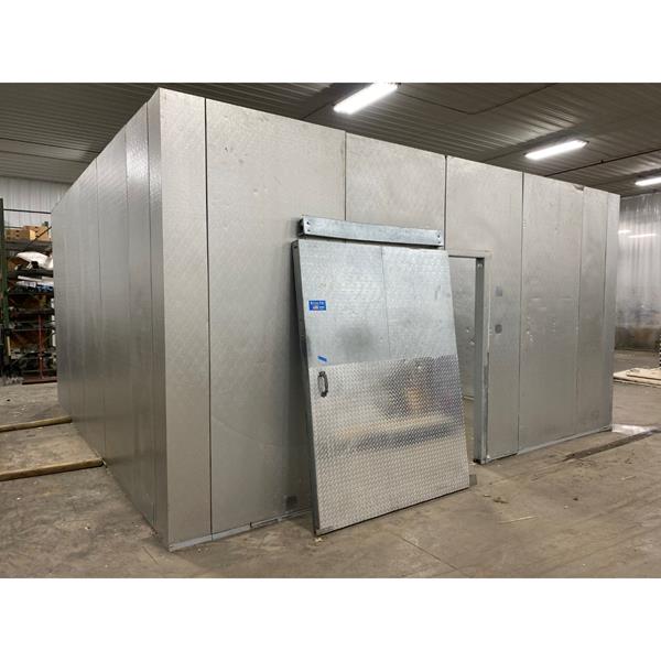 19&#39;3&quot; x 19&#39;3&quot; x 10&#39;5&quot;H (11&#39; w-channel) WA Brown Walk-in Cooler