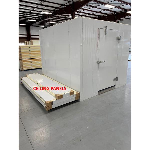 New 8&#39; x 10&#39; x 8&#39;H Walk-in Cooler with Floor 