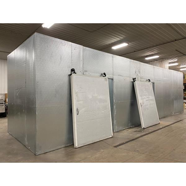 10&#39; x 38&#39; x 10&#39;7&quot;H Hill-Phoenix Walk-in Combo Cooler/Freezer