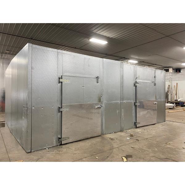 20'6" x 24' x 10'H KPS Walkin Combo Cooler/Freezer (492 Sq. Ft