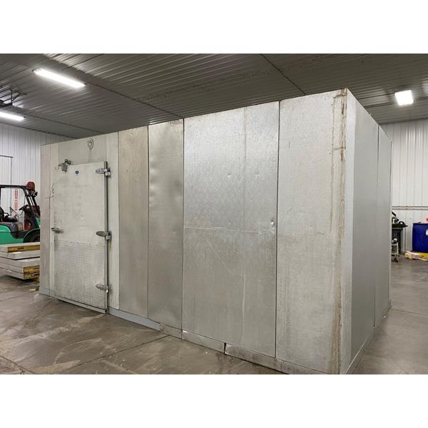 9&#39;8&quot; x 16&#39;5&quot; x 8&#39;7&quot;H WA Brown Combo Cooler/Freezer
