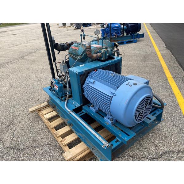 Vilter Belt Driven Reciprocating Compressor (139) (40 HP) Barr