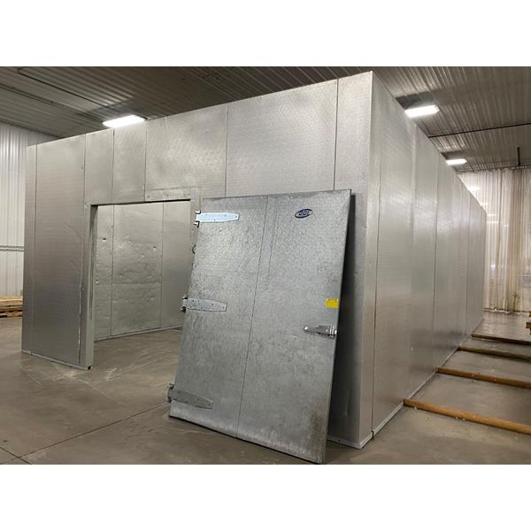 17&#39;4&quot; x 33&#39;9&quot; x 10&#39;5&quot;H (11&#39;H w-channel) Brown Walk-in Cooler