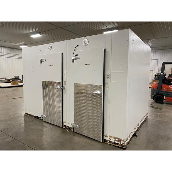 7&#39;6&quot; x 12&#39; x 8&#39;H KPS (B) Combo Cooler/Freezer with New Refrigeration Systems