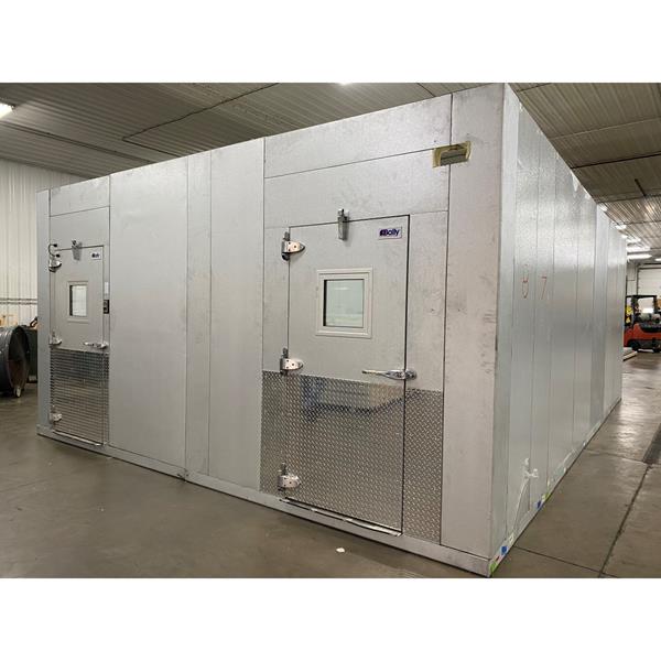 17&#39;5&quot; x 25&#39; x 9&#39;6&quot;H(10&#39;6&quot;H w-beam) Bally Walk-in Freezer with Floor