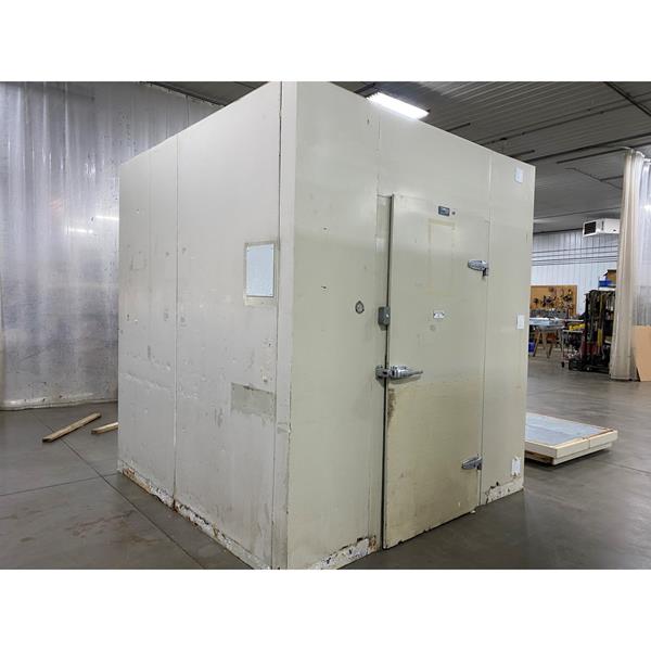 8&#39; x 8&#39; x 9&#39;H Tonka Walk-in Cooler with new refrigeration system (B)