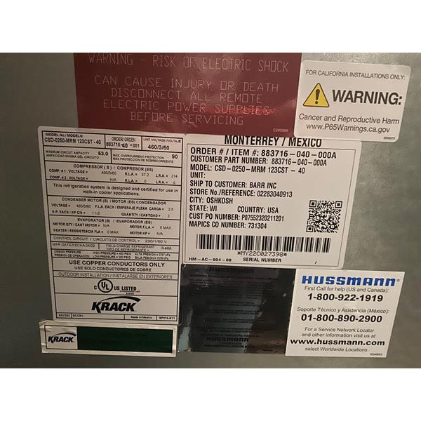 AirCooled Condensing Unit 25 HP Krack Condensing Unit For Sale