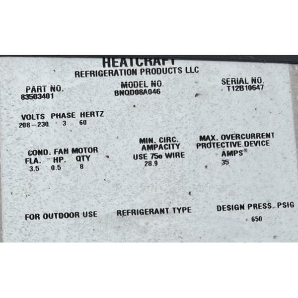 67.5 HP Dual Temperature Compressor Rack & Remote Condenser