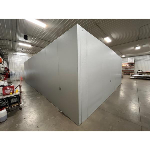 35' x 53'1" x 9'6"H U.S. Cooler Walkin Cooler (1858 Sq. Ft.) Barr