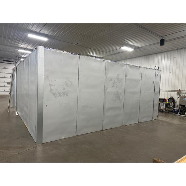 21'1" x 23'6" x 10'2"H Bally Walkin Cooler (495 Sq. Ft.) Barr Commercial Refrigeration
