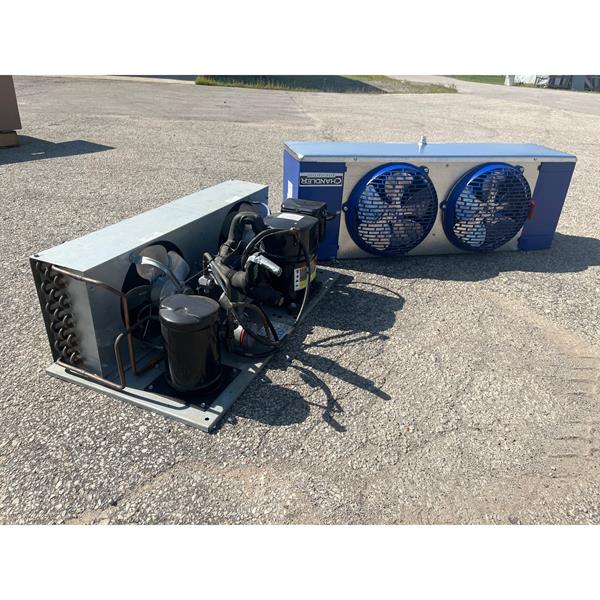 1 HP Used-new Medium Temp Refrigeration System (1 ph 115v)