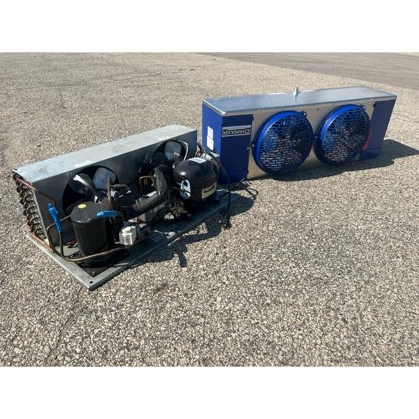 .75 HP used-new Medium Temp Refrigeration System (1 ph 115v)