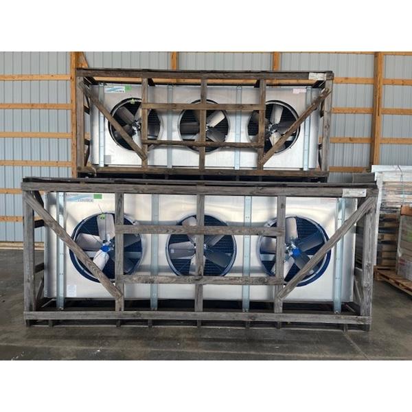 Surplus High Profile Heatcraft freezer evaporators. (144,000 BTUS)