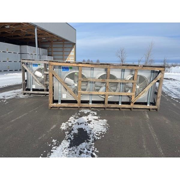 Surplus High Profile Heatcraft cooler evaporators. (140,000 BTUS)