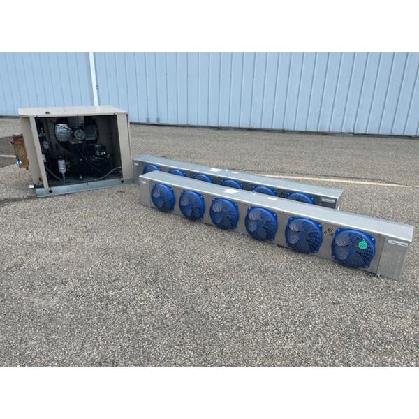 7.5 HP Used Medium Temp Refrigeration System with electric defrost