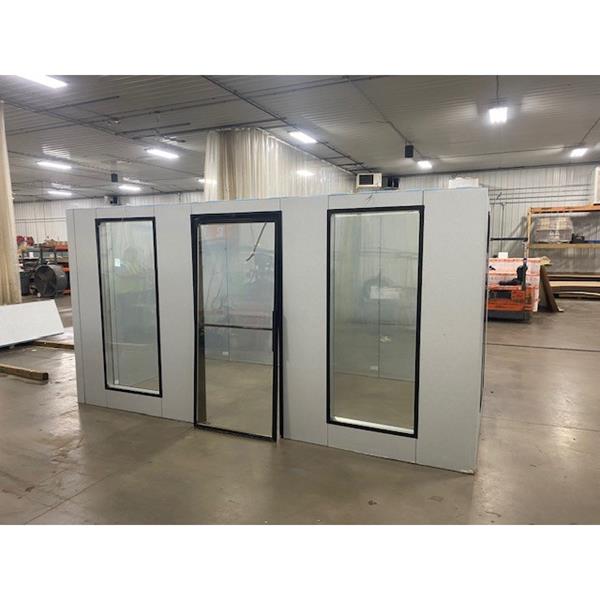 8&#39; x 14&#39; x 7&#39;6&quot;H U.S. Cooler Walk-in Cooler with glass door and (3) windows